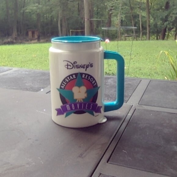 Walt Disney World 1990s All-Star Resort Movies Coca-Cola Cup Travel Mug - Picture 2 of 3